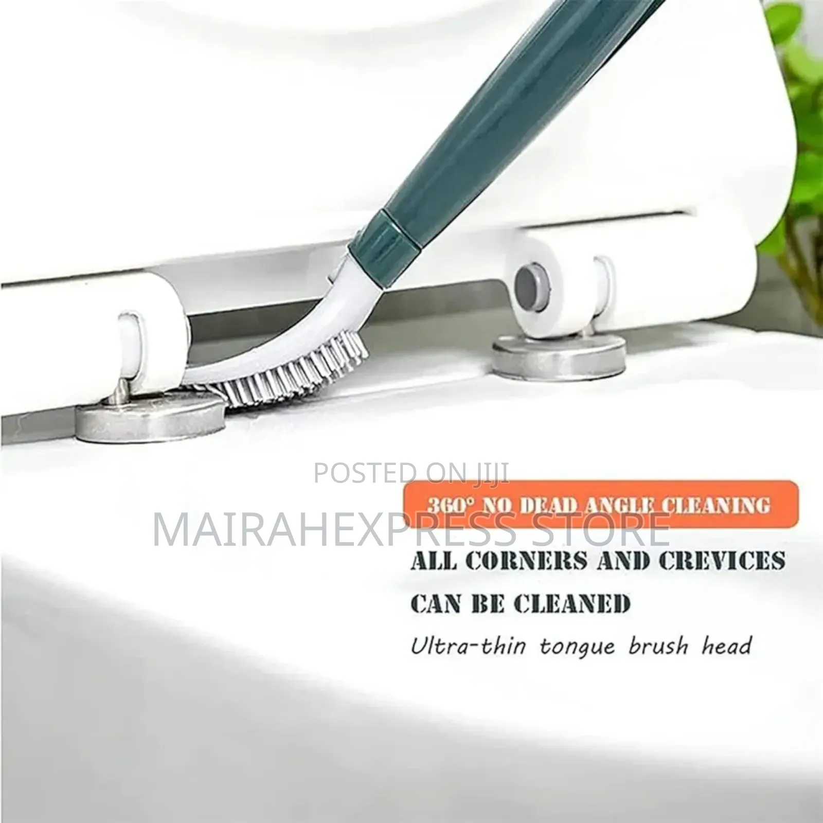 Silicone Toilet Brush With Soap Dispenser (Big Size)