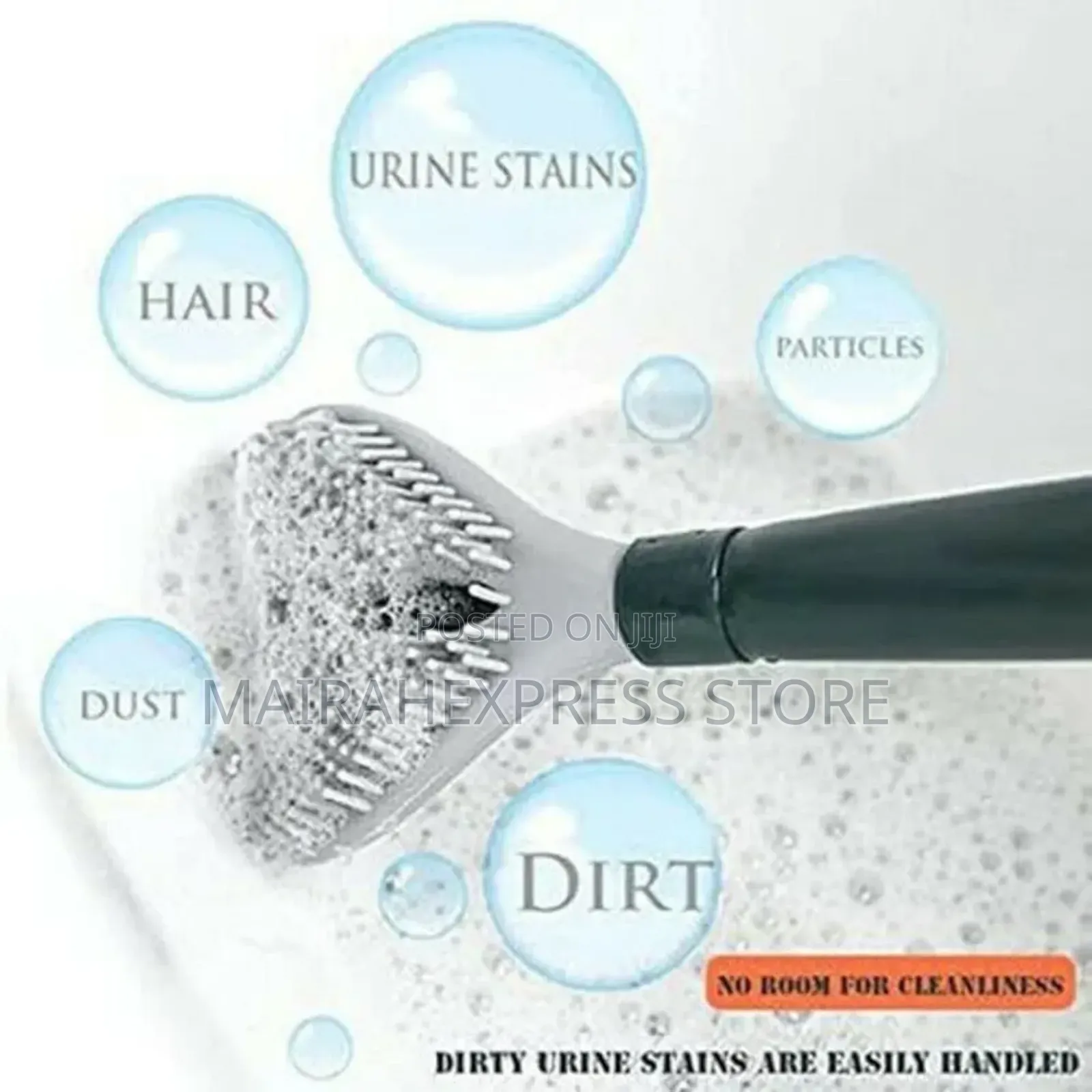Silicone Toilet Brush With Soap Dispenser (Big Size)