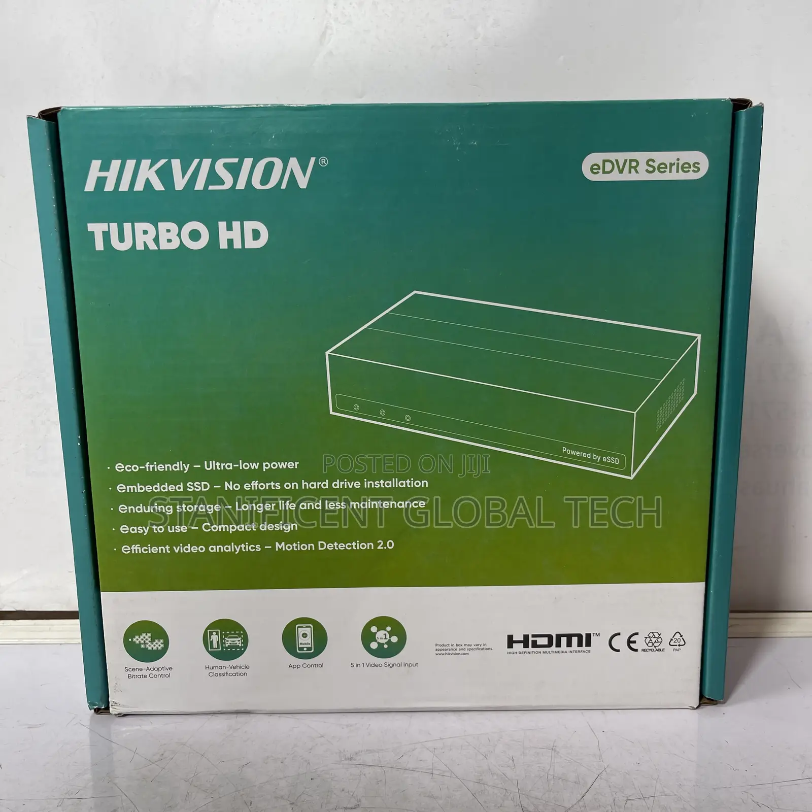 Hikvision 2mp 16ch Audio E-dvr (With Inbuilt 980gb Ssd)