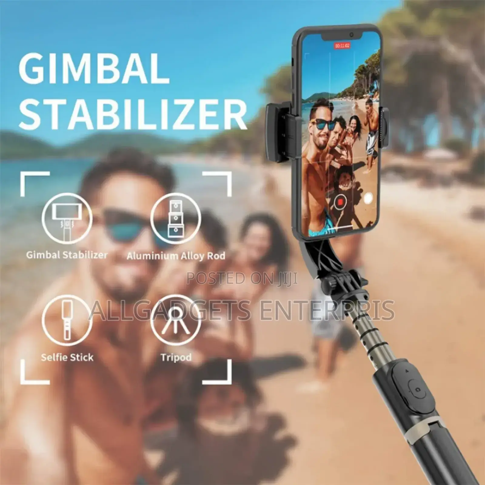 Gimbal L08 Selfie Stick Tripod