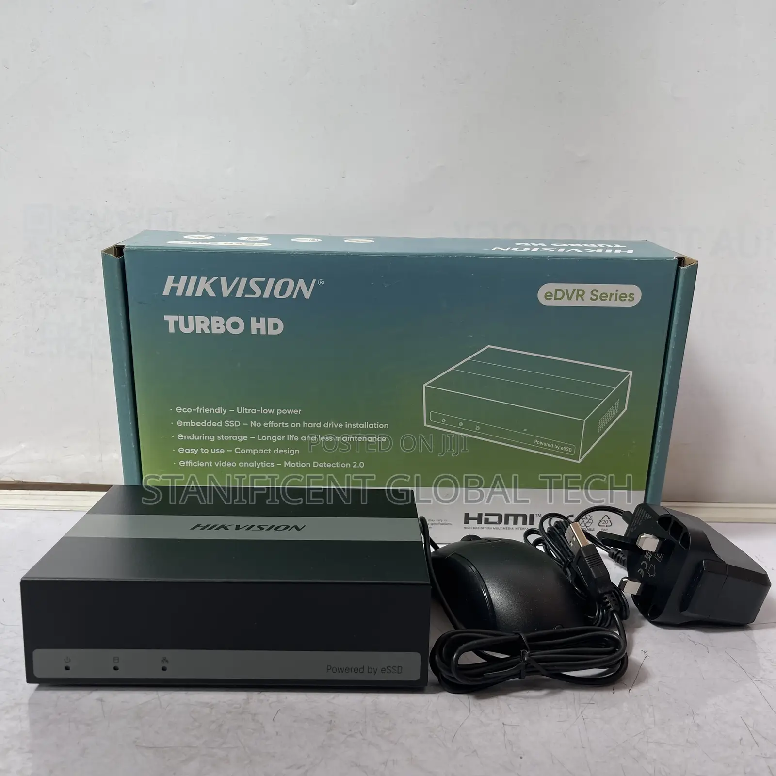 Hikvision 2mp 8ch Audio E-dvr (With Inbuilt 480gb Ssd)