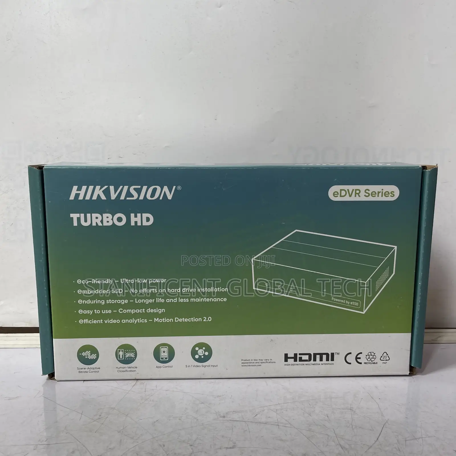 Hikvision 2mp 8ch Audio E-dvr (With Inbuilt 480gb Ssd)