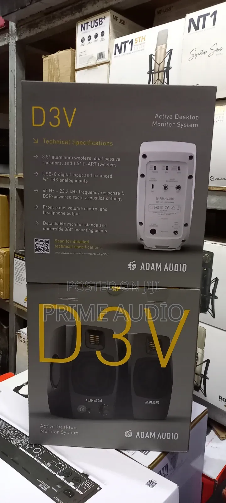 Adam Audio D3v Active Studio Monitor