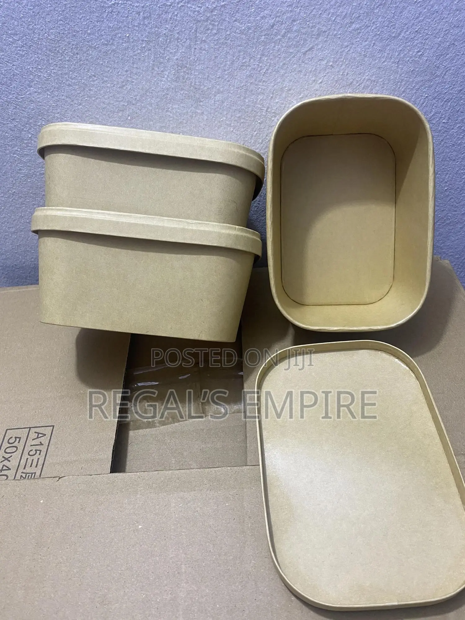 Paper Kraft Container (300 Piece