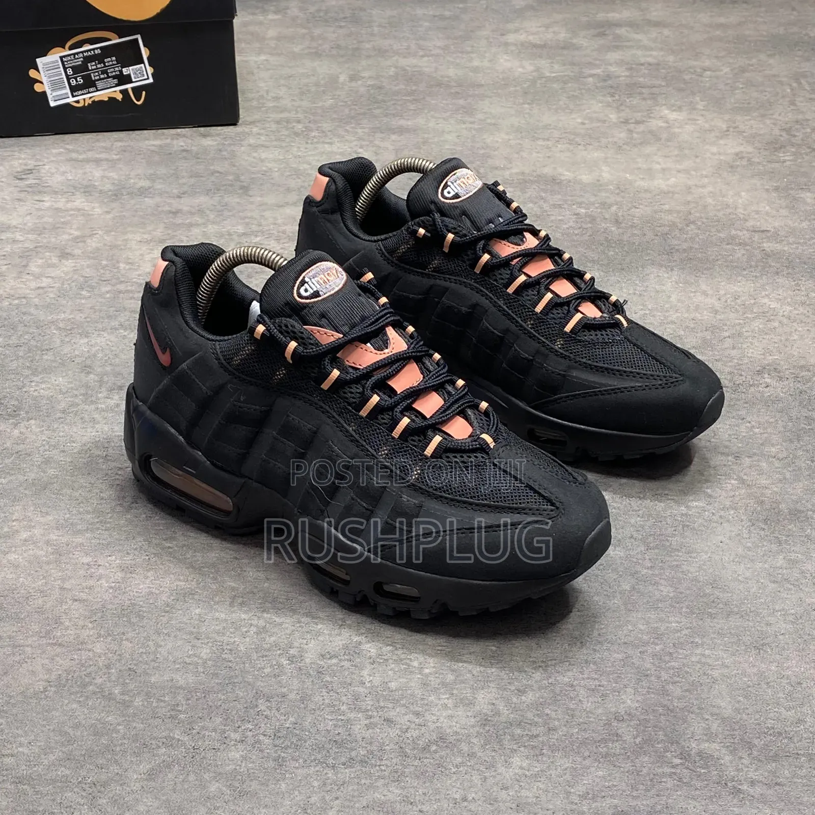 Nike Airmax 95 Black Rose Gold Sneakers