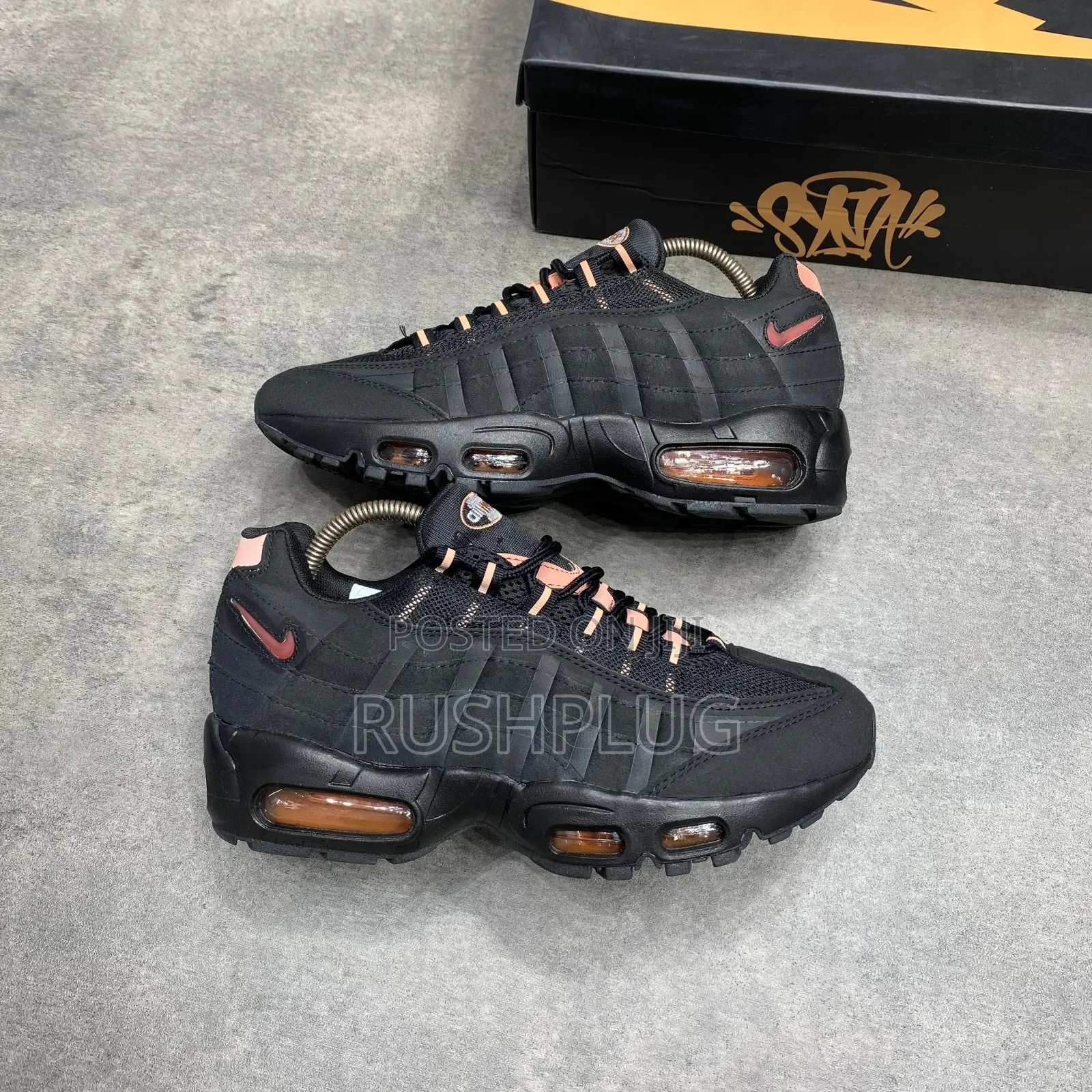 Nike Airmax 95 Black Rose Gold Sneakers