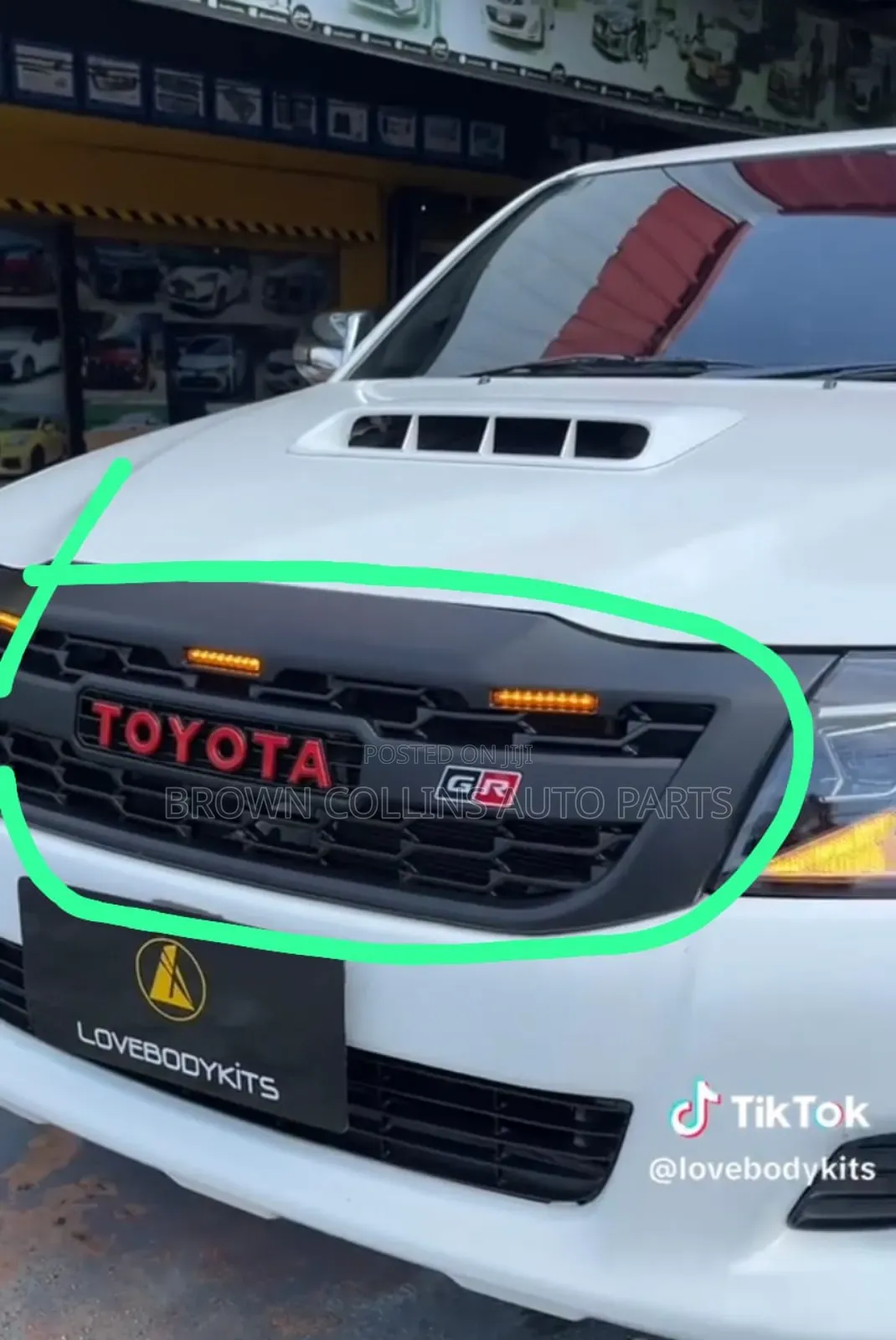 Front Grill Hilux 2012 Led