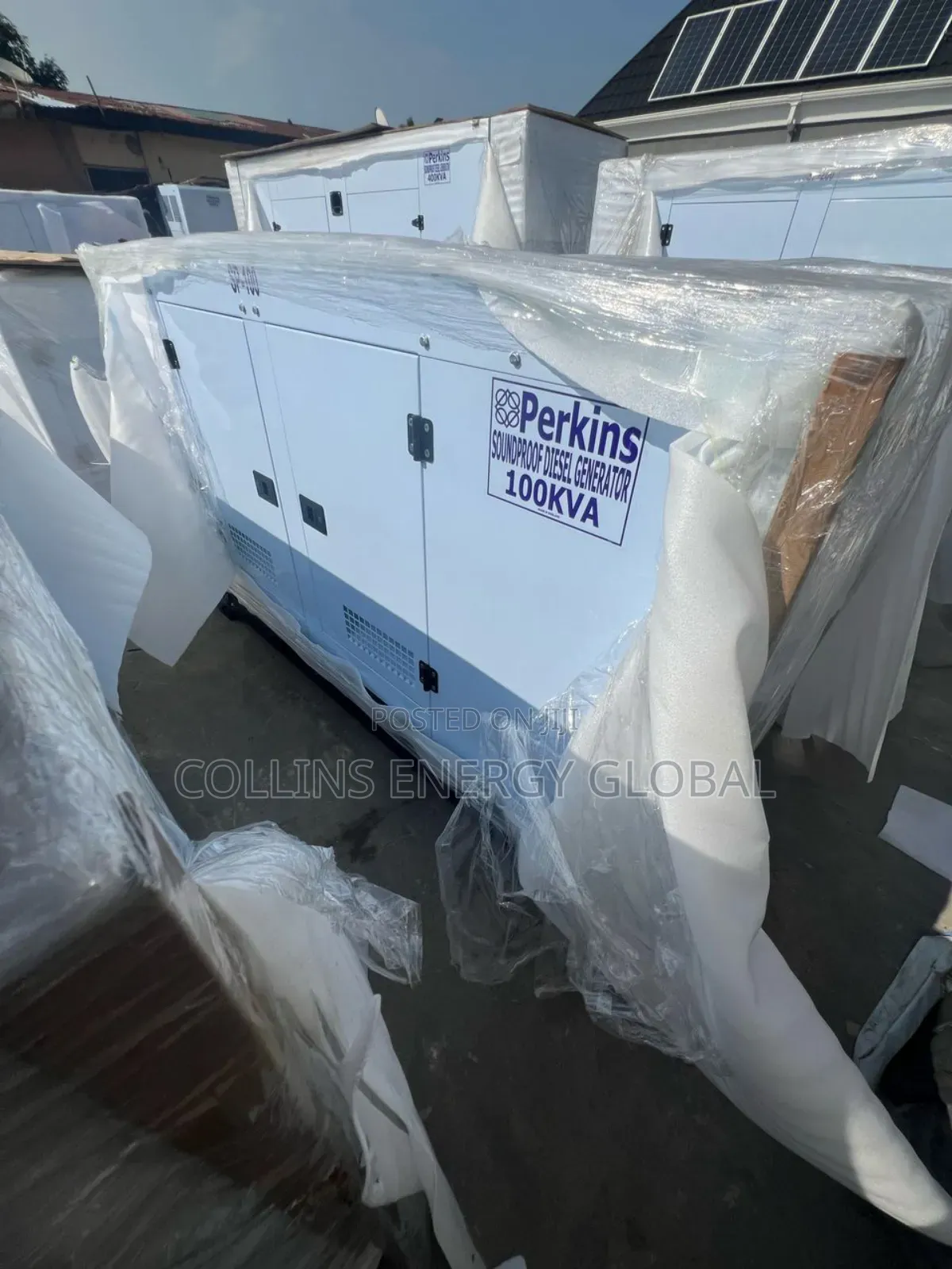 100 Kva Uk Perkins Soundproof Copper Coil Generator