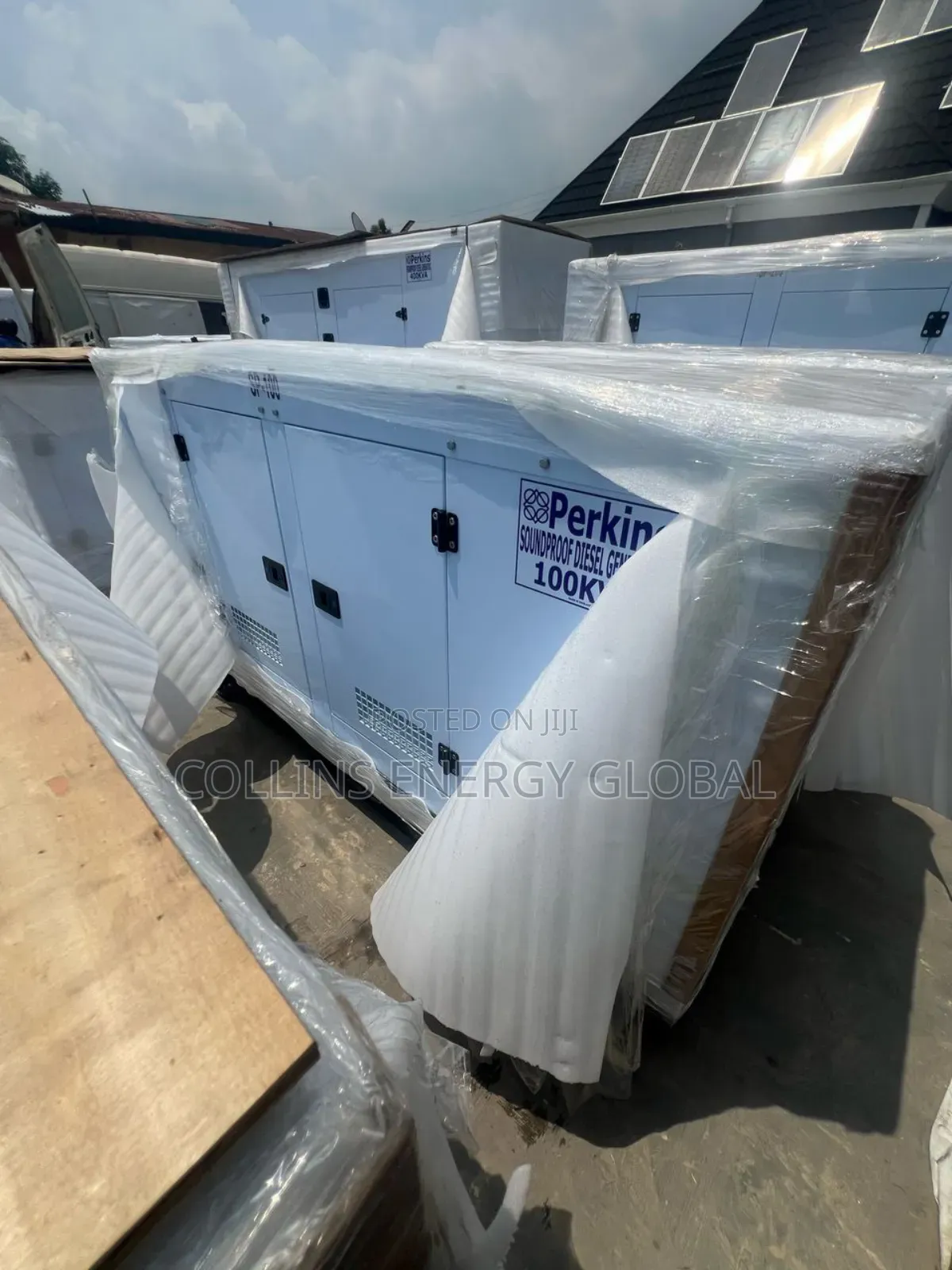 100 Kva Uk Perkins Soundproof Copper Coil Generator