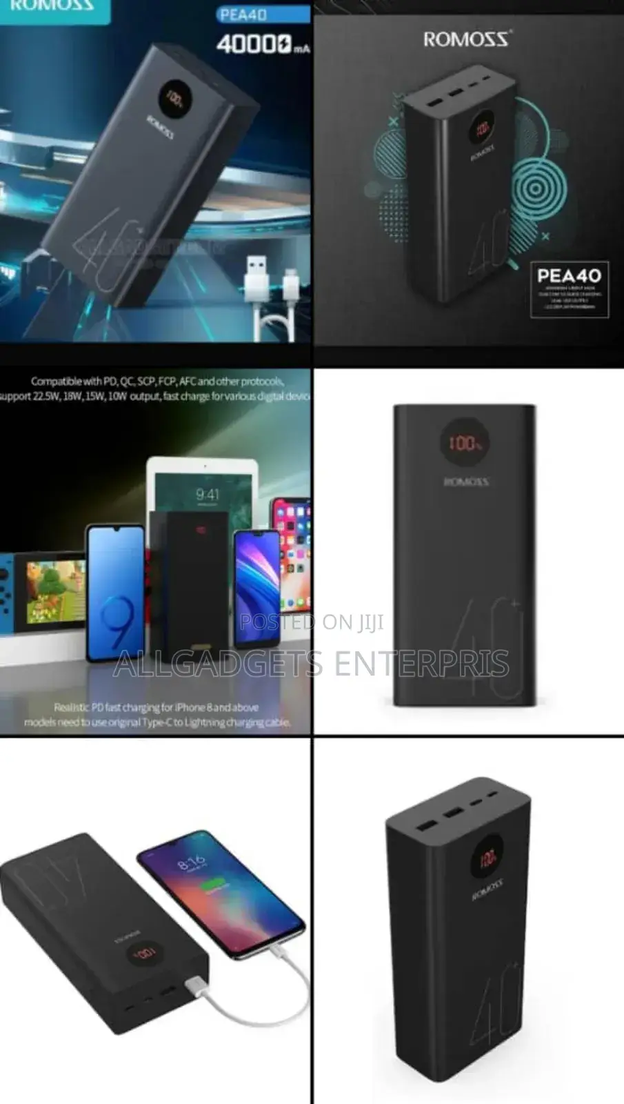 40000mah Romoss Power Bank