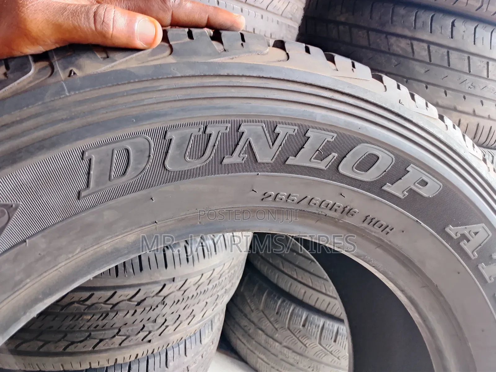 Original Used Dunlop Tyres Available for Prado