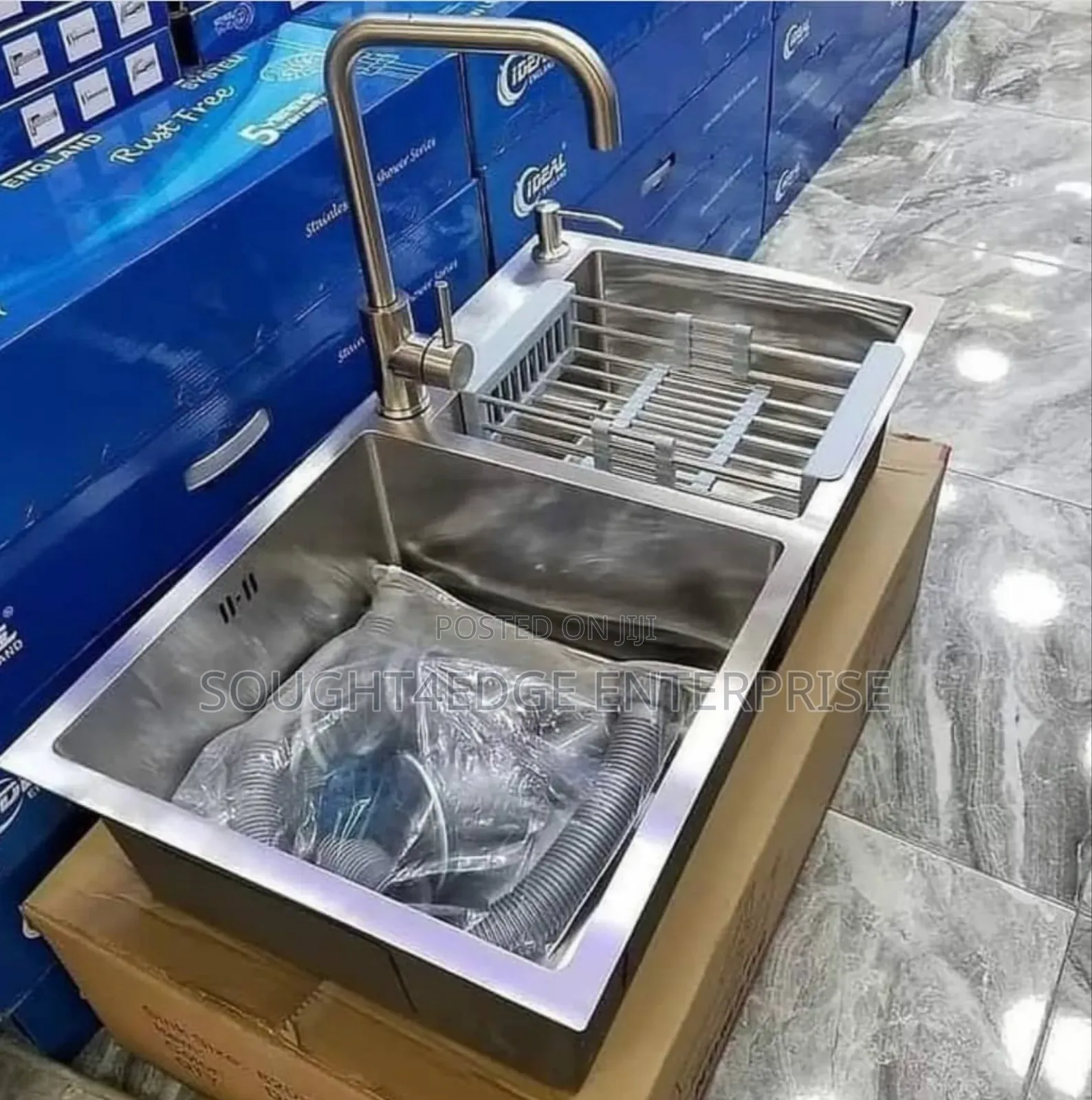 Stainless Steel Water Basin With Tap