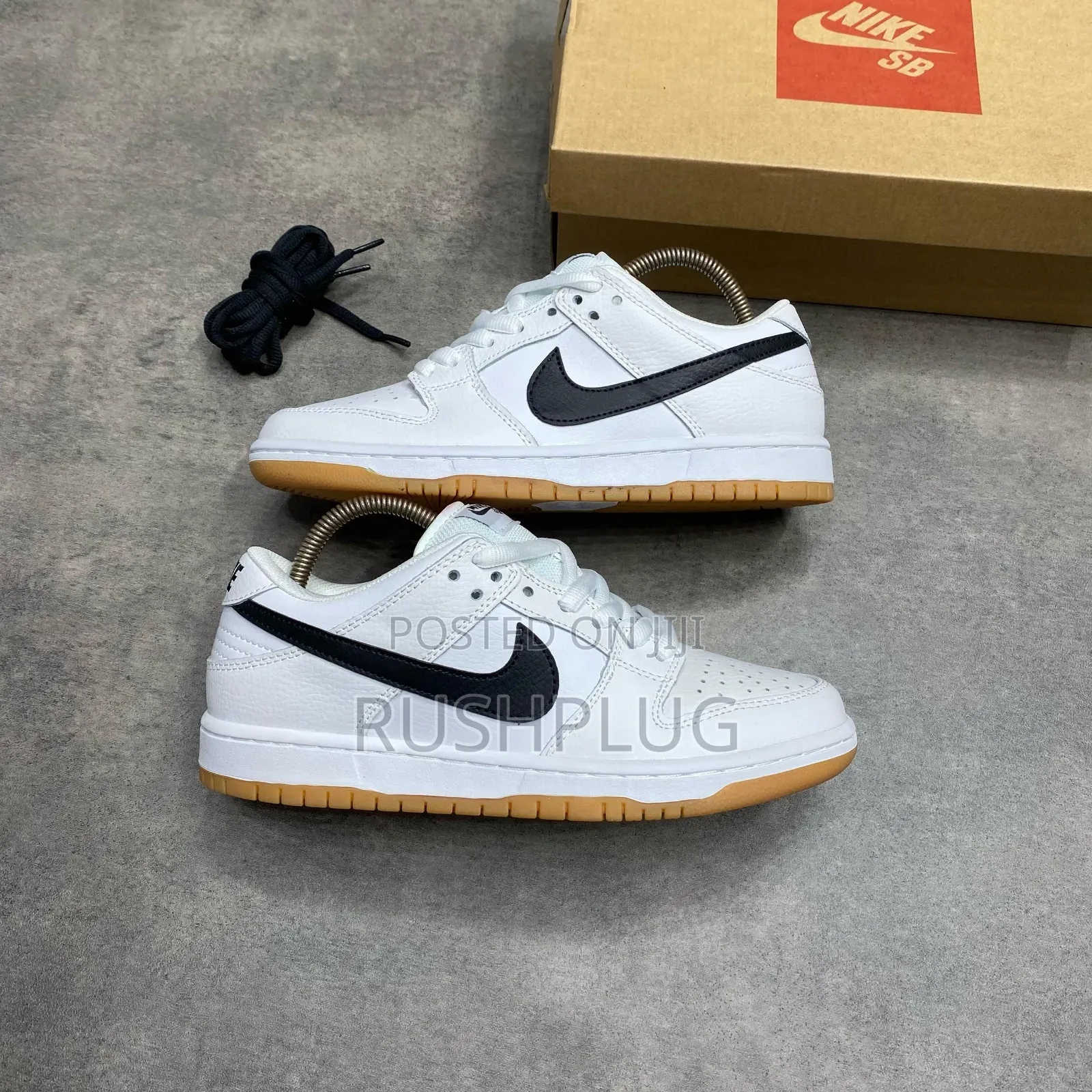 Nike Sb Dunk Low Pro Iso “Orange Label” White Black Sneakers