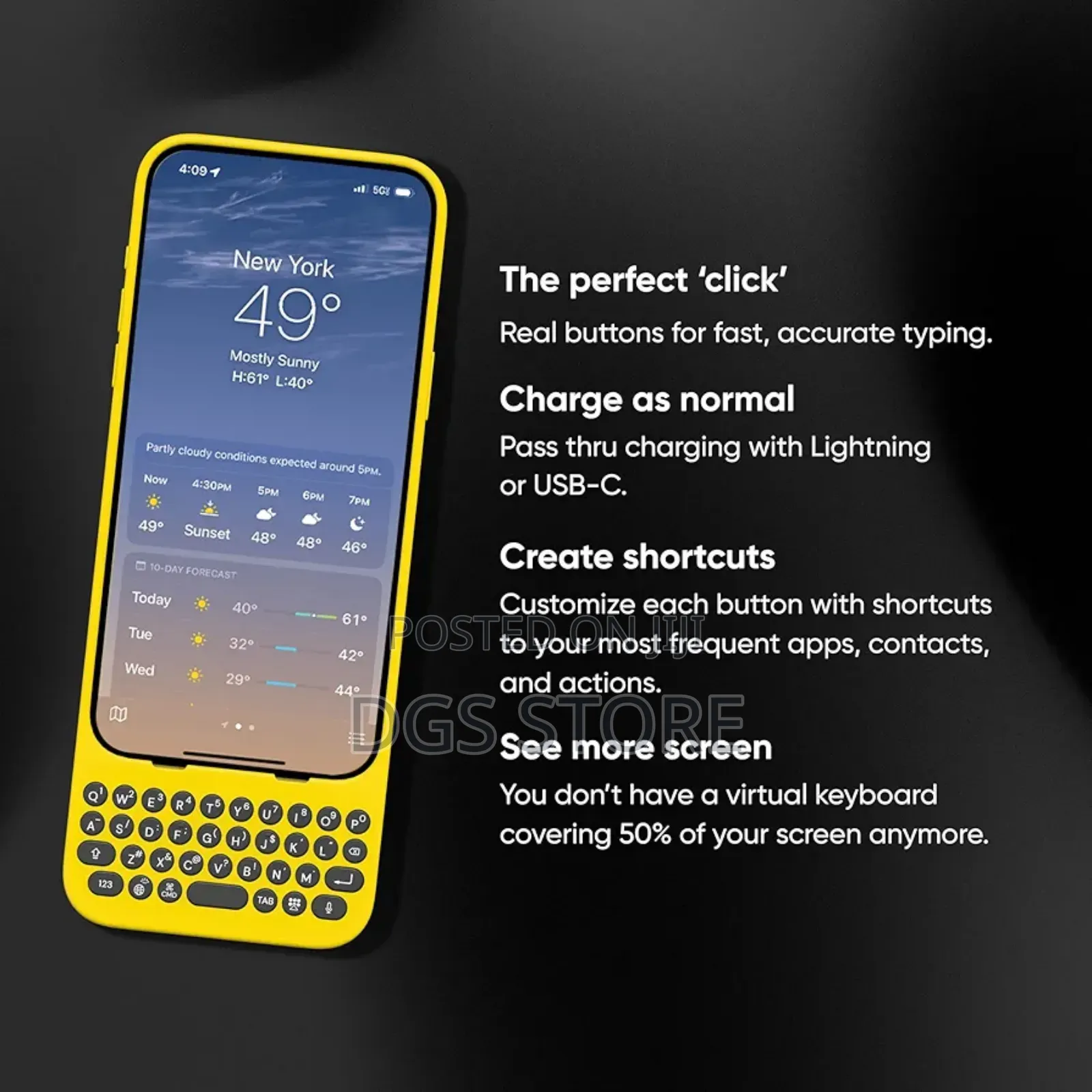 Clicks Creator Keyboard Clavier for iPhone 14 Pro Max