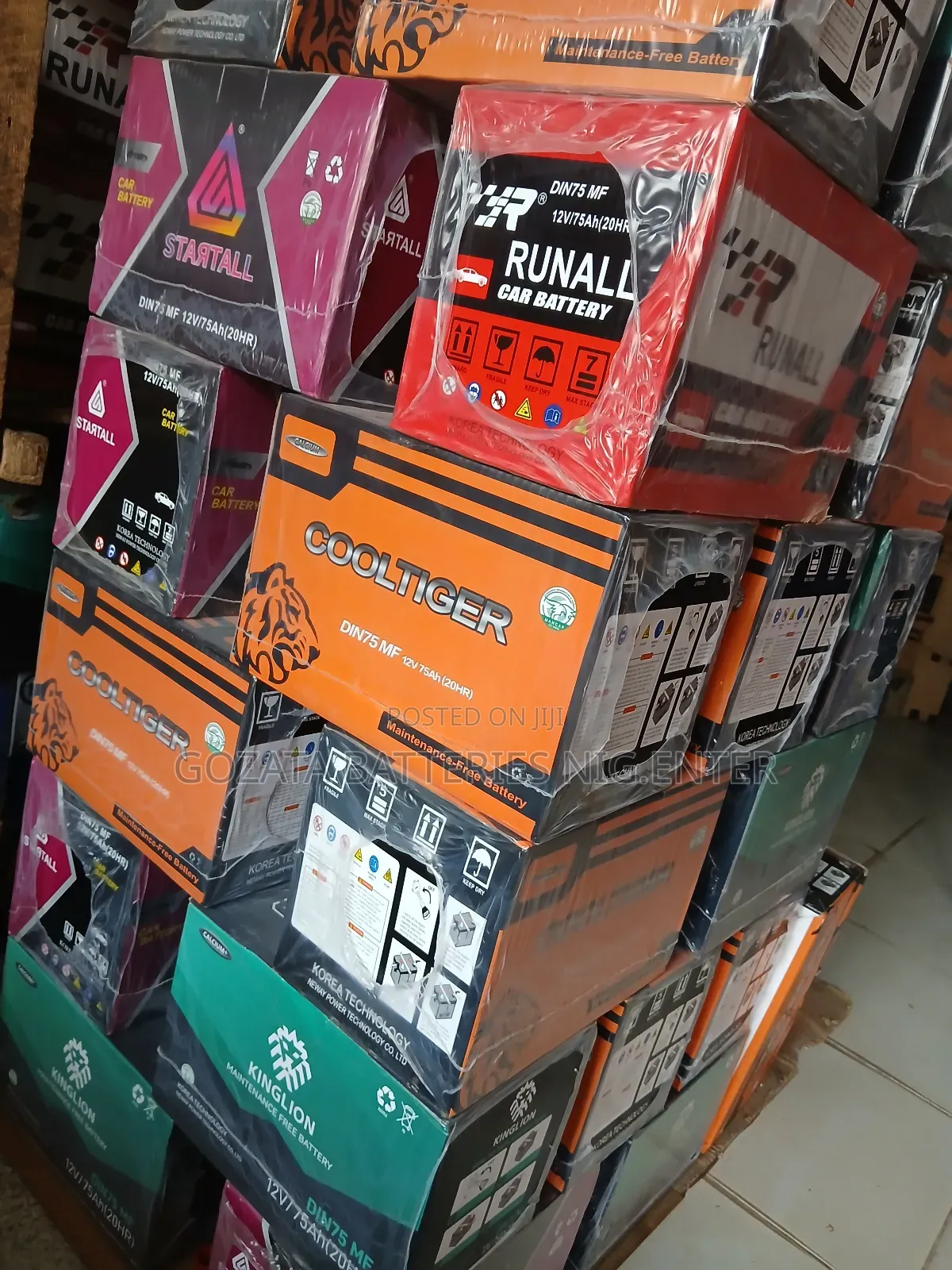 Car Battery 75ah Long Lasting Battery