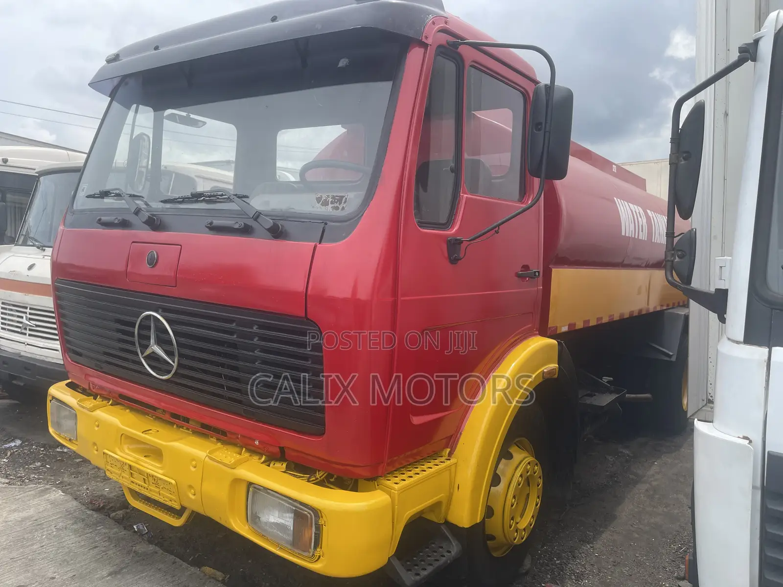 Foreign Used Mercedes Water Tanker.