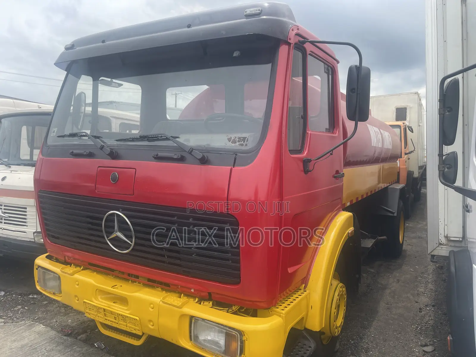 Foreign Used Mercedes Water Tanker.