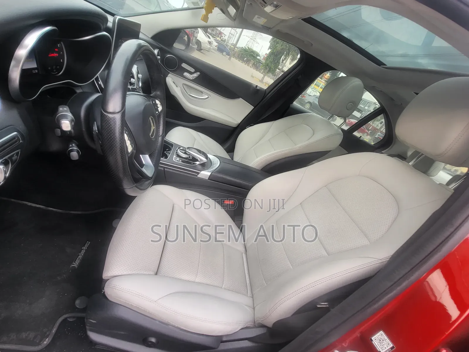 Mercedes-Benz C300 Sport 4Matic Sedan AWD (2.0L 4cyll 7A) 2016 Red
