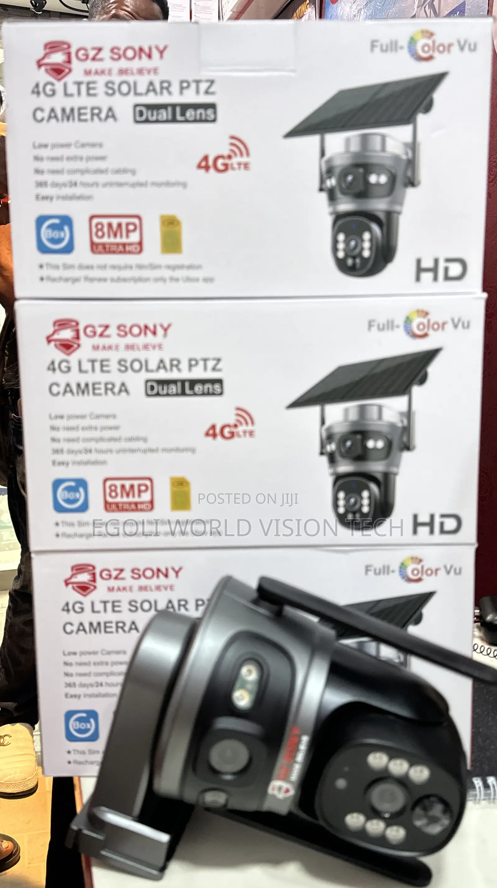Dual Lense Solar Ptz Camera