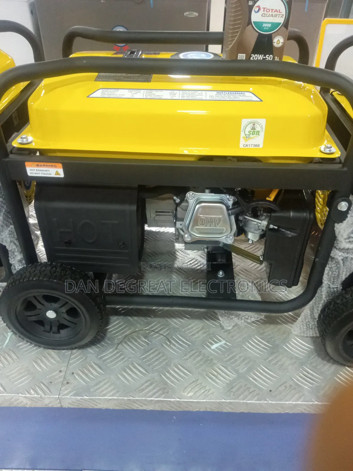 Haier Thermocool Tec Hustler 4000es 3.75 Kva Generator