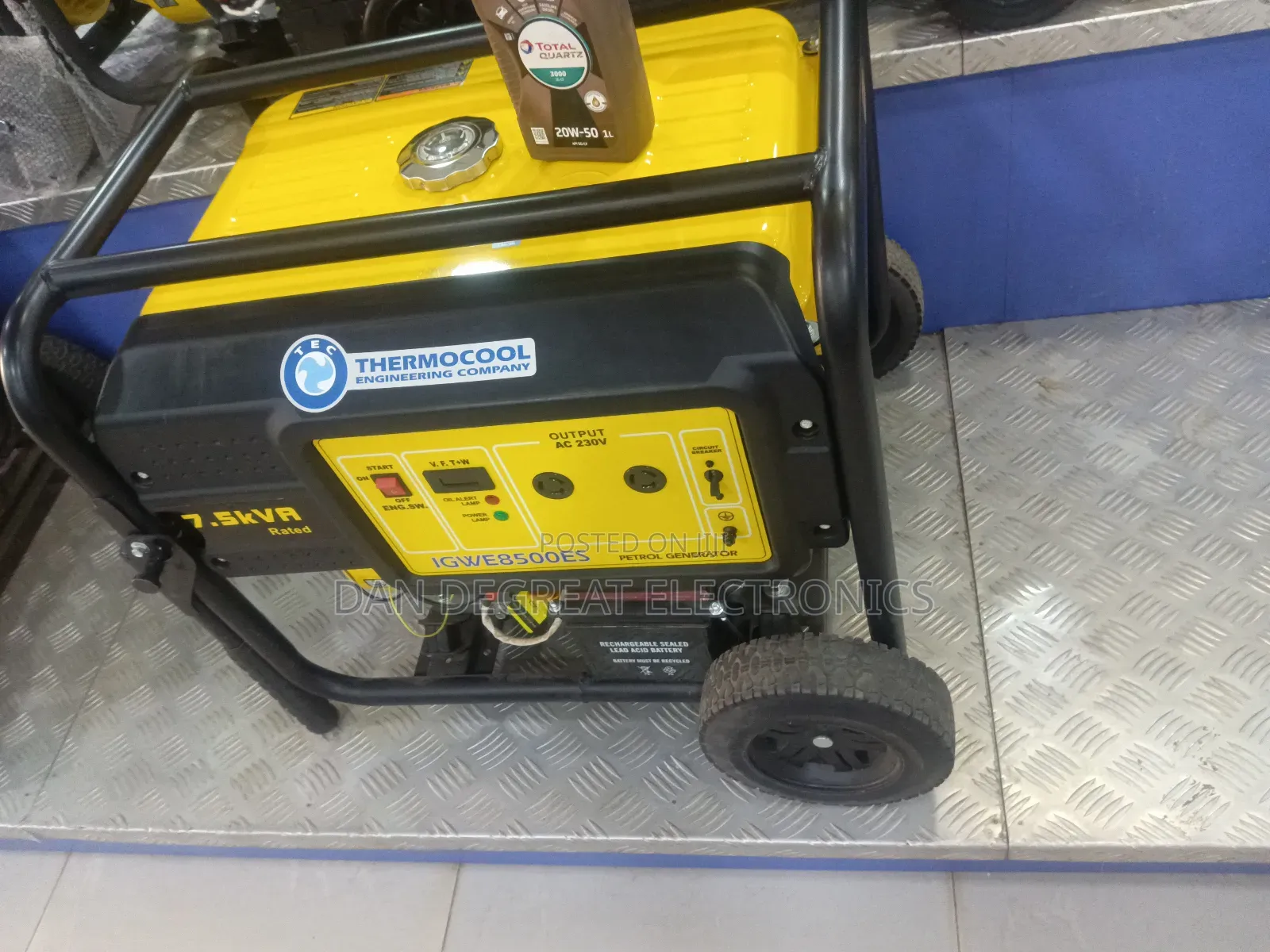Haier Thermocool Tec Igwe 8500es 7.5 Kva Petrol Generator