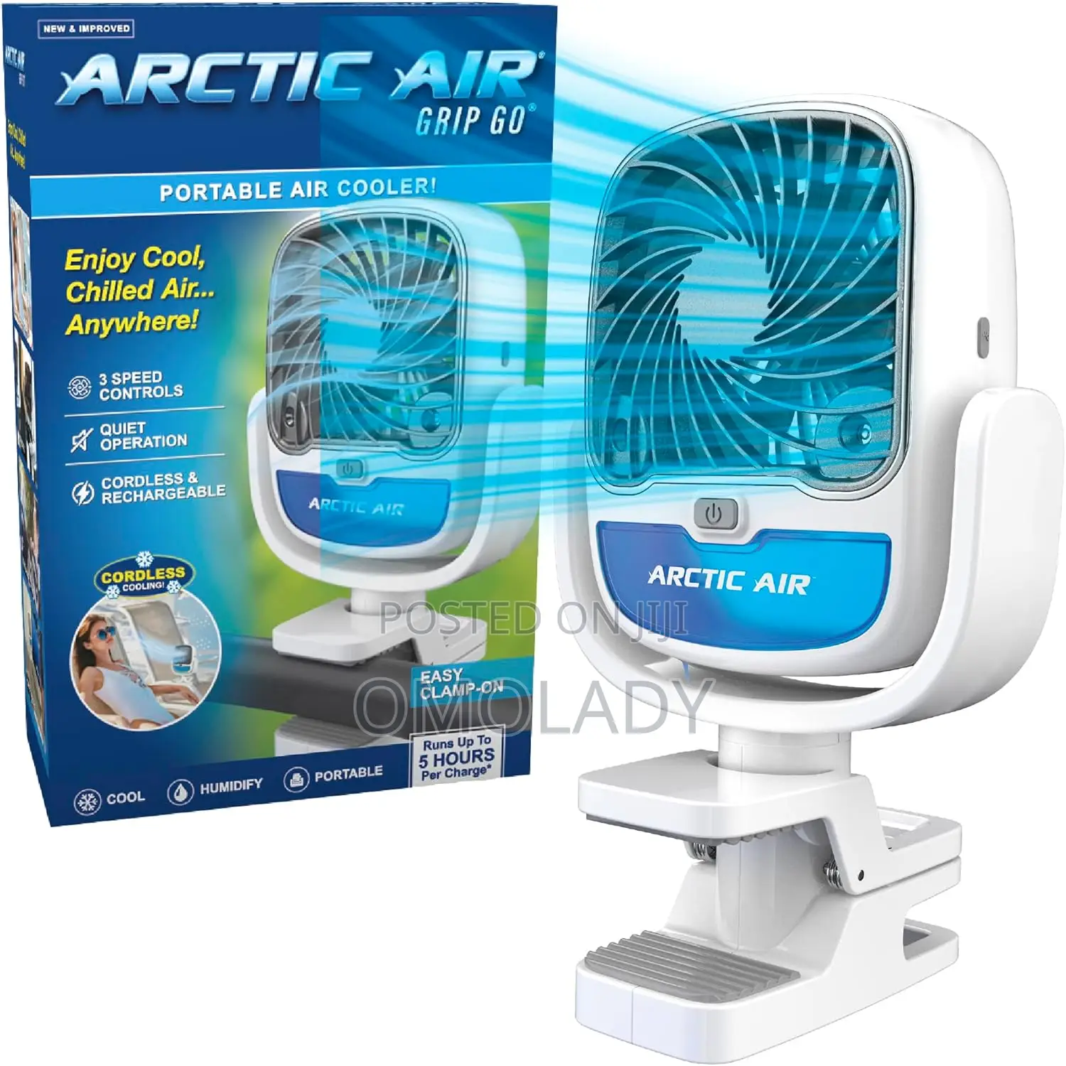 Arctic Cool Clamp Evaporation Air Cooler