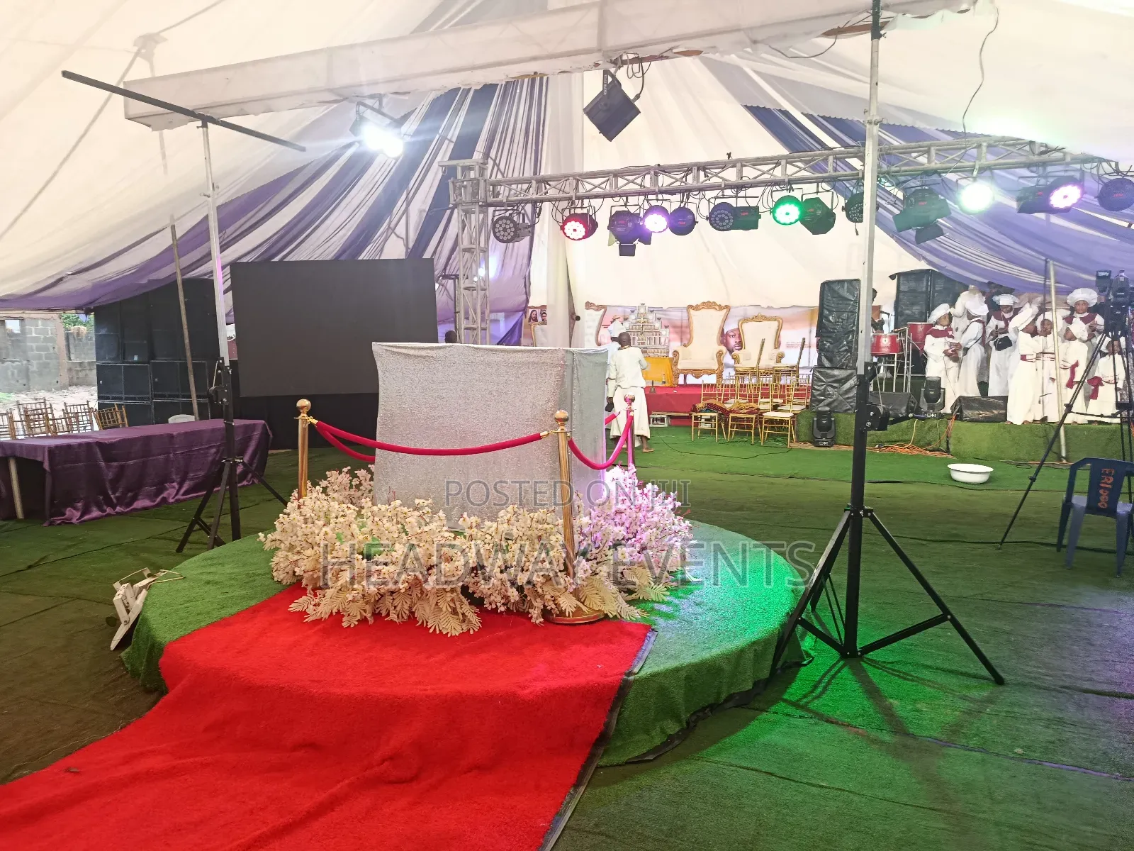 Church Anniversary Event Decoration and Set-Up