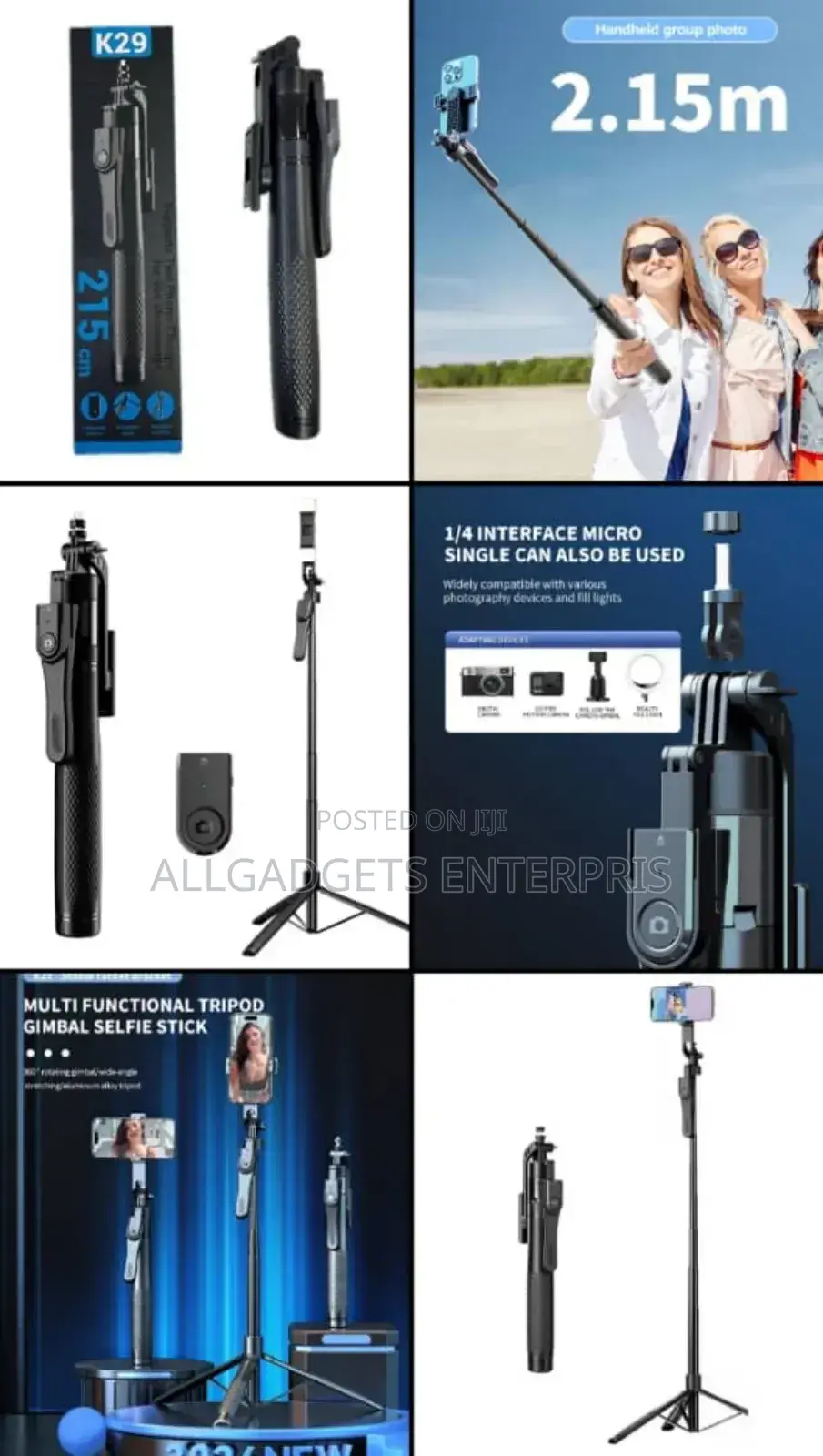 Selfie Stick Tripod Long