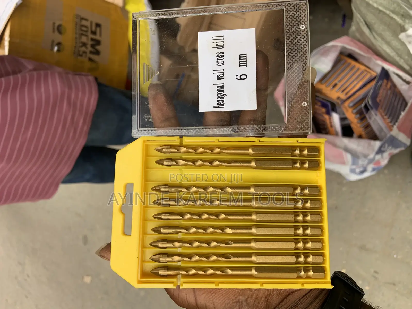 Hexagon Wall Cross Drill of 10pcs (6mm)
