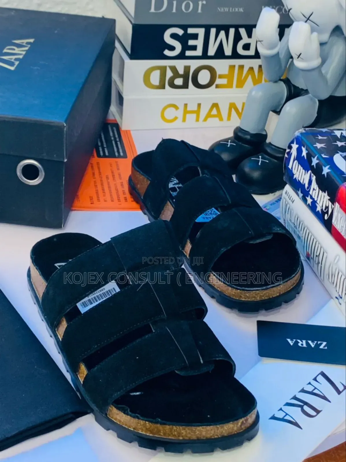 Zara Men Leather Slides