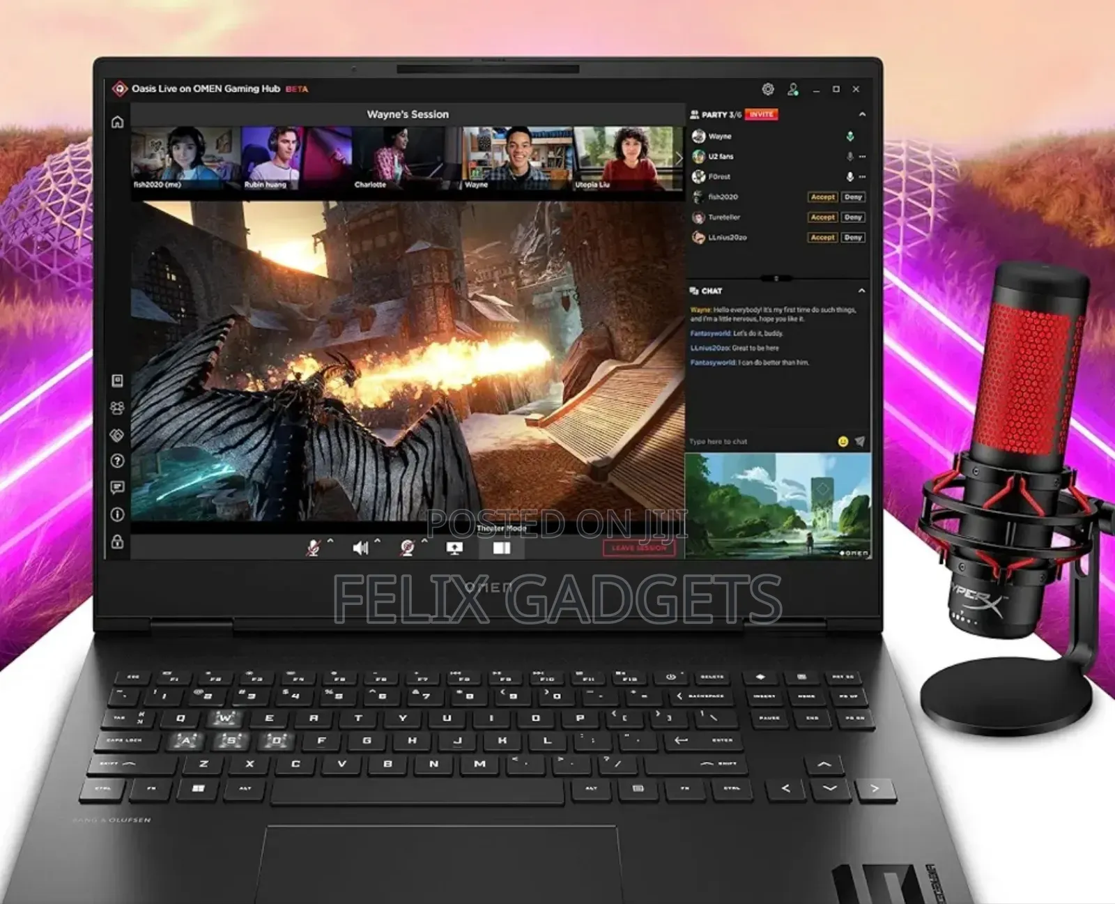 New Laptop HP Omen 16 16GB AMD Ryzen 9 SSD 1T