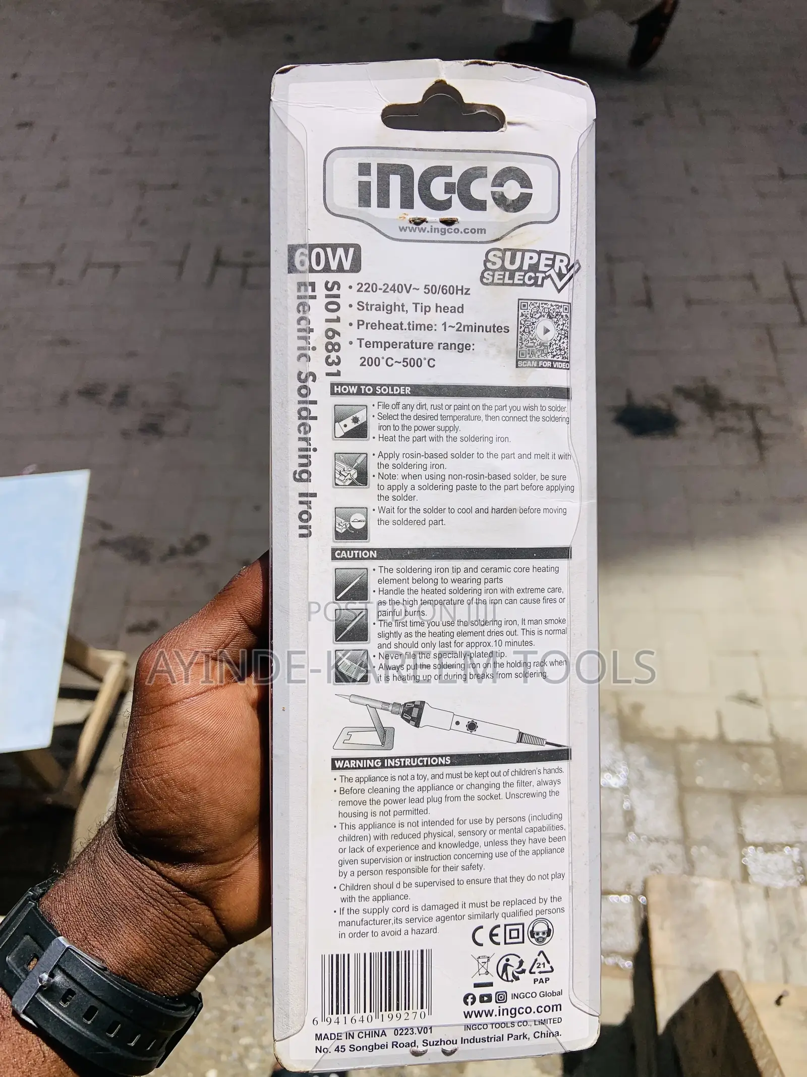 Electric Soldering Iron