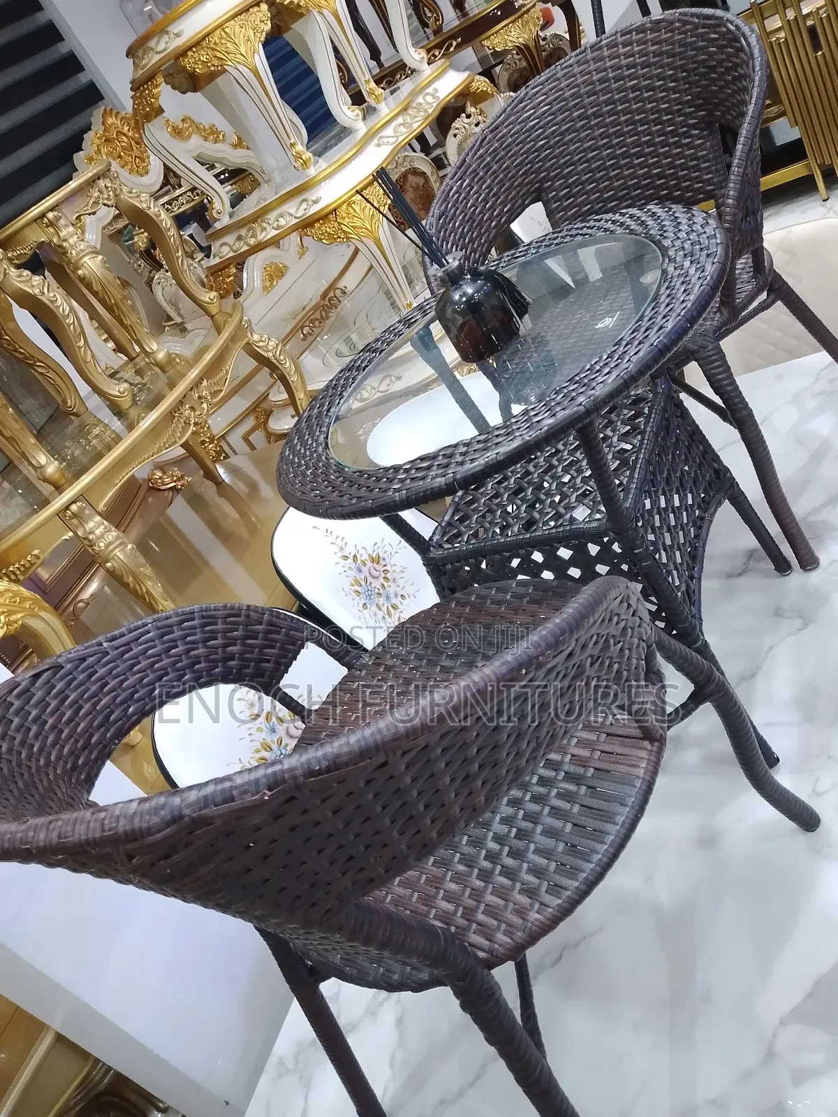Center Table and Chairs