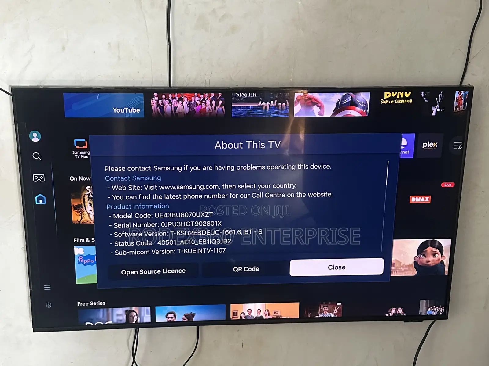 43 Inch Uk Used Samsung Smart Tv For Sale