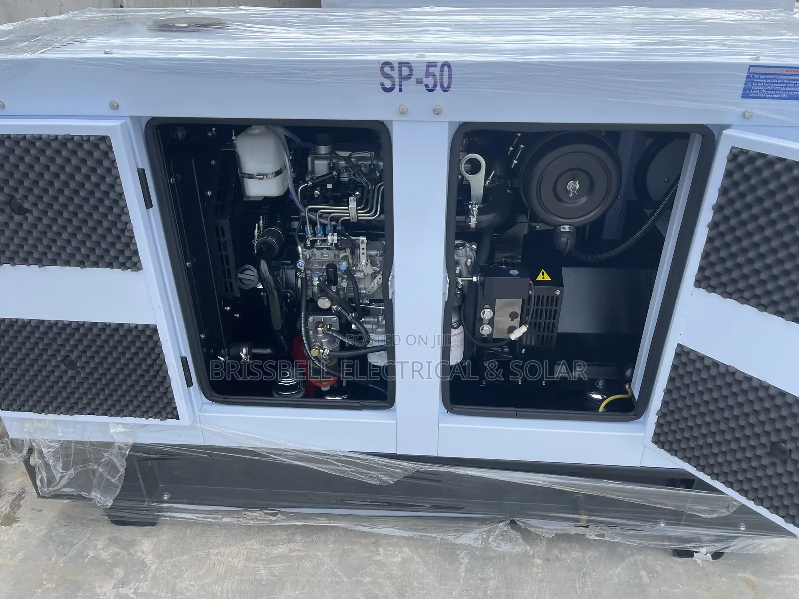 Original England Perkins Soundproof Diesel Generator 50kva