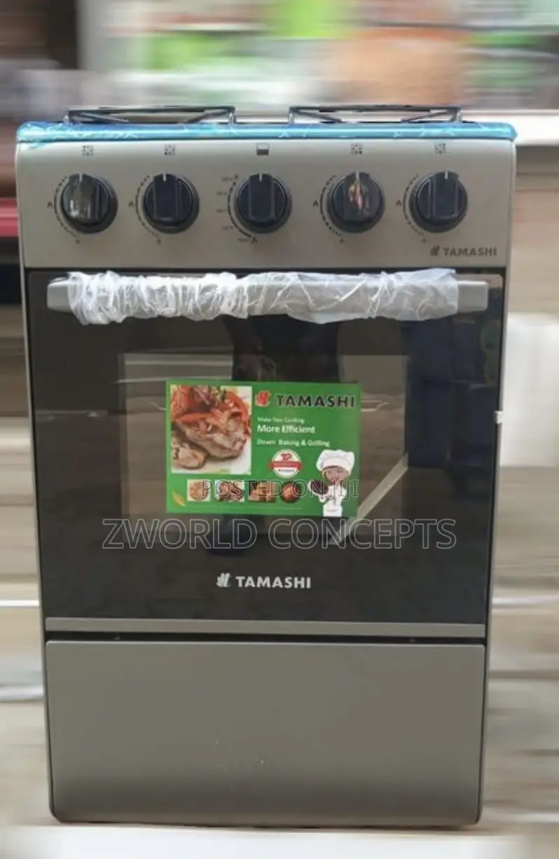 Tamashi 50×50 Cm 4 Burner Standing Cooker With in Built Oven