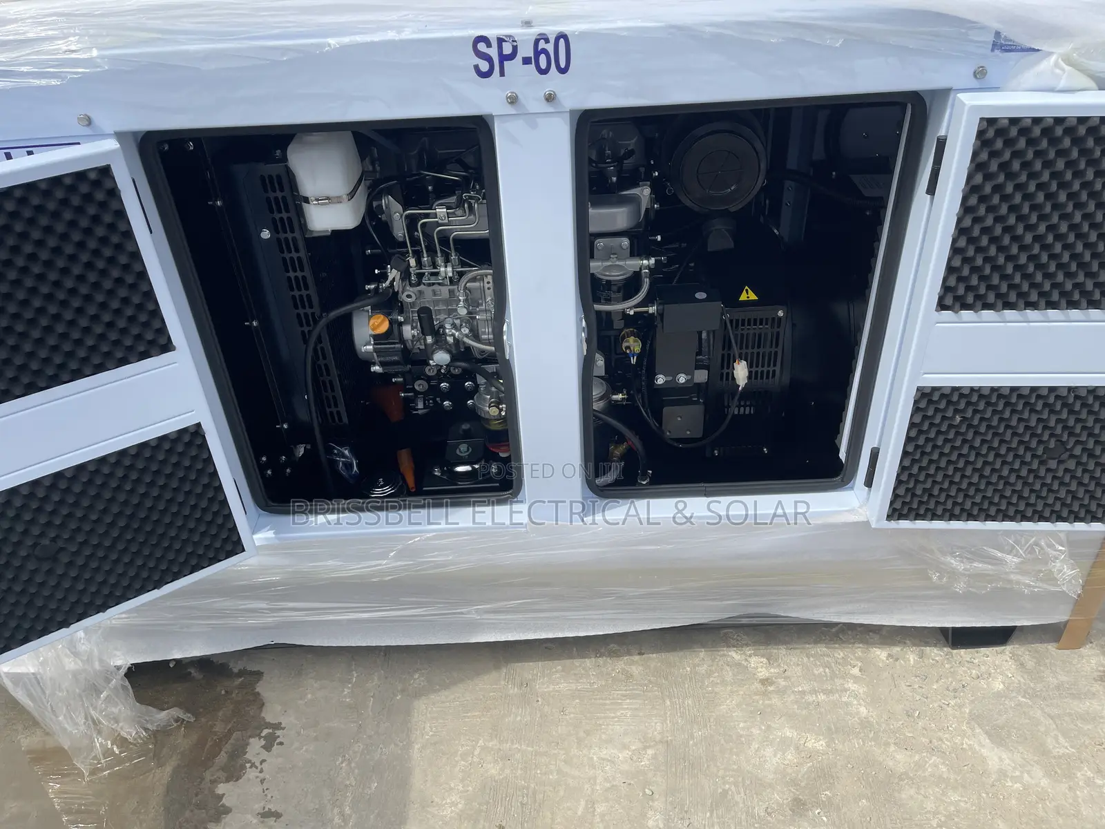 Original England Perkins Soundproof Diesel Generator 60kva