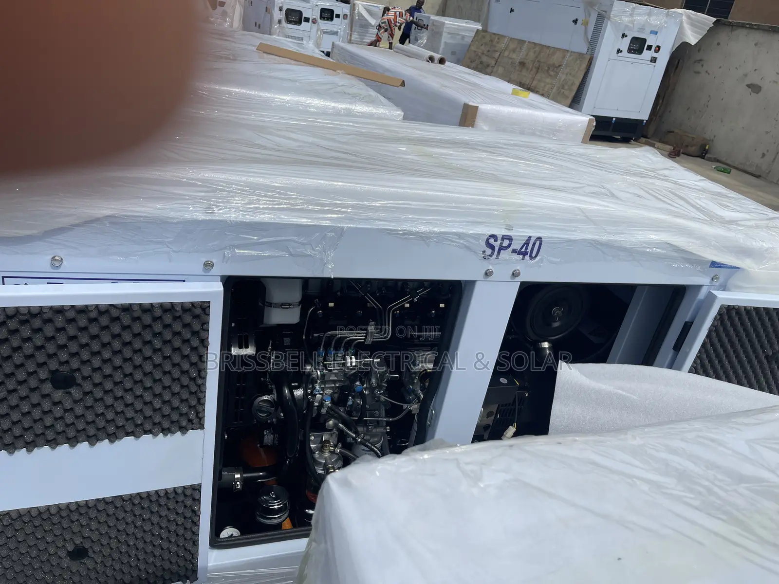 Original England Perkins Soundproof Diesel Generator 40kva