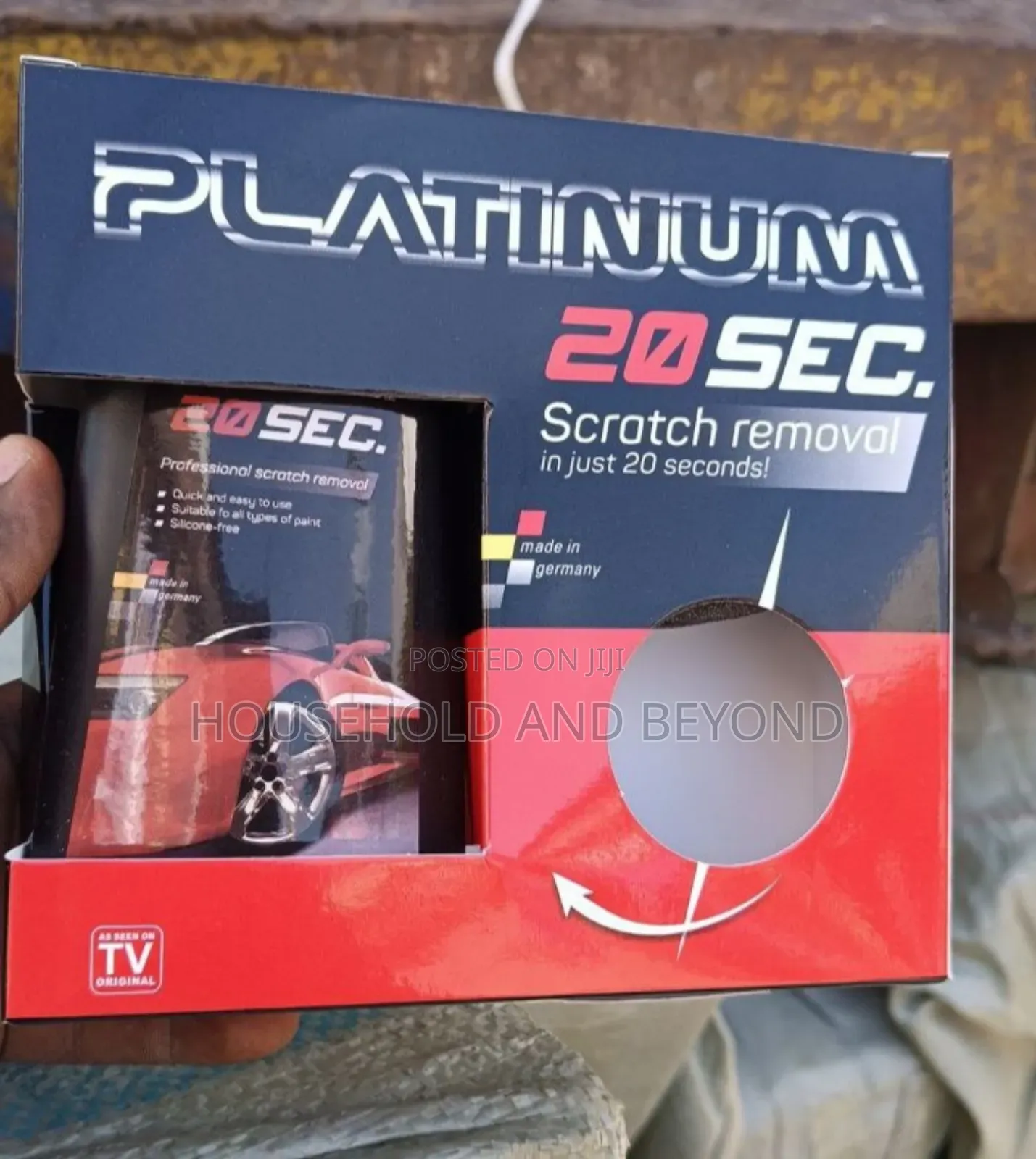 20 Sec Platinum Car Scratch Remover Polish