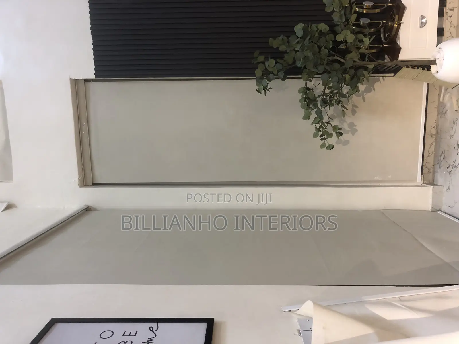 Off White Blackout Roller Blind