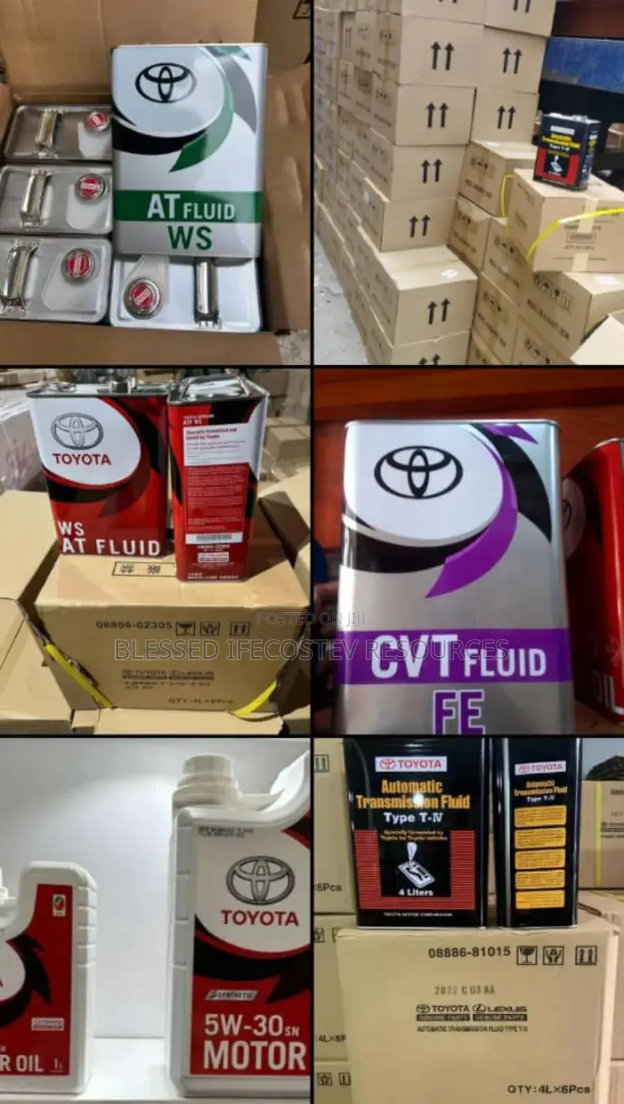 Toyota Automatic Transmission Fluid 4litrs