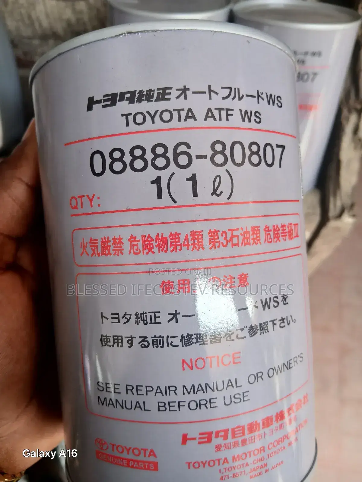 Ws Automatic Transmission Fluid 1litres
