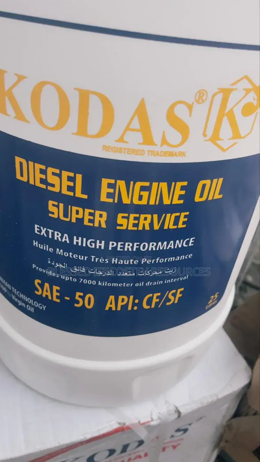 Kodas Diesel Engine Oil 25litres