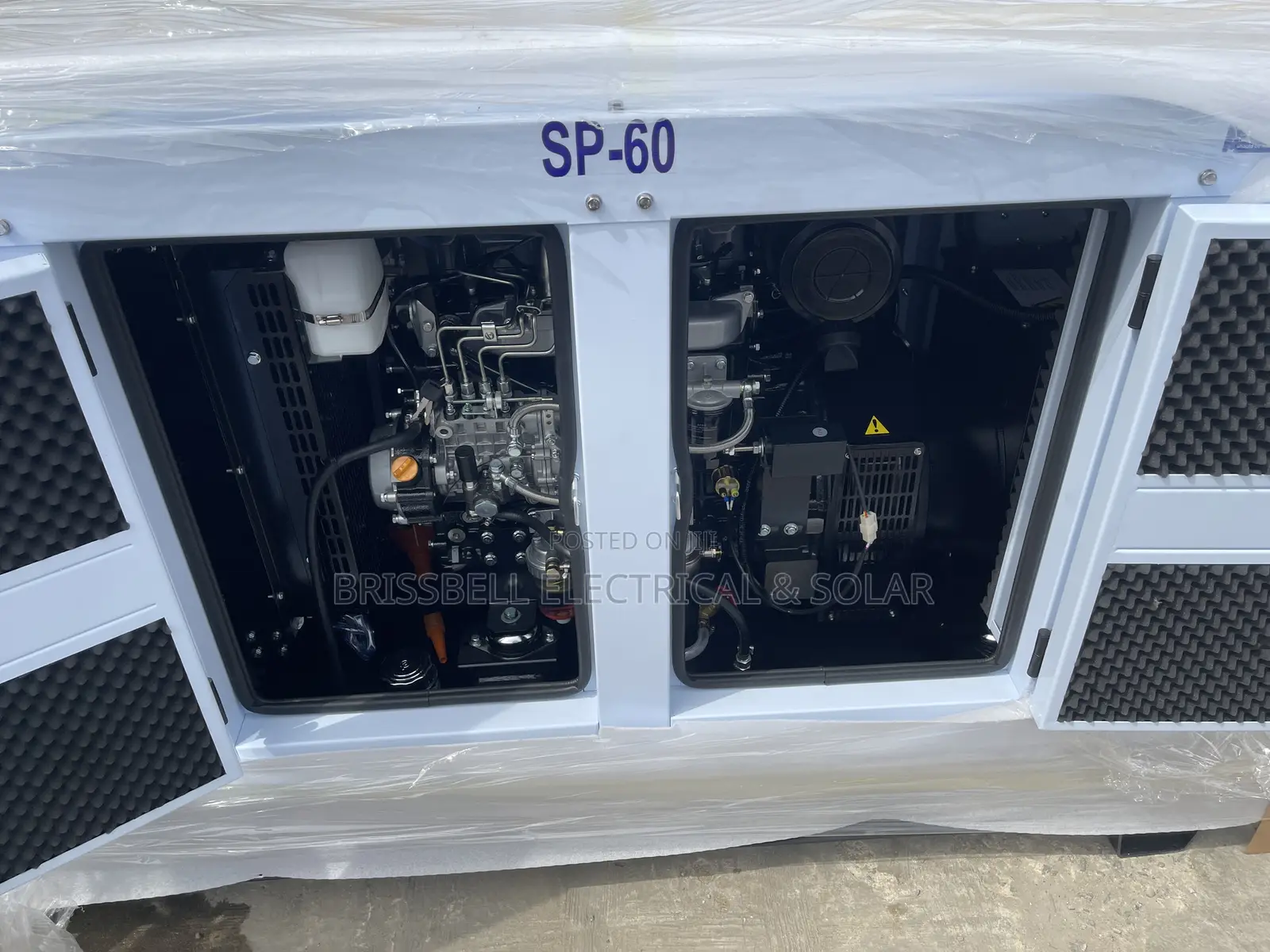 Original England Perkins Soundproof Diesel Generator 60kva