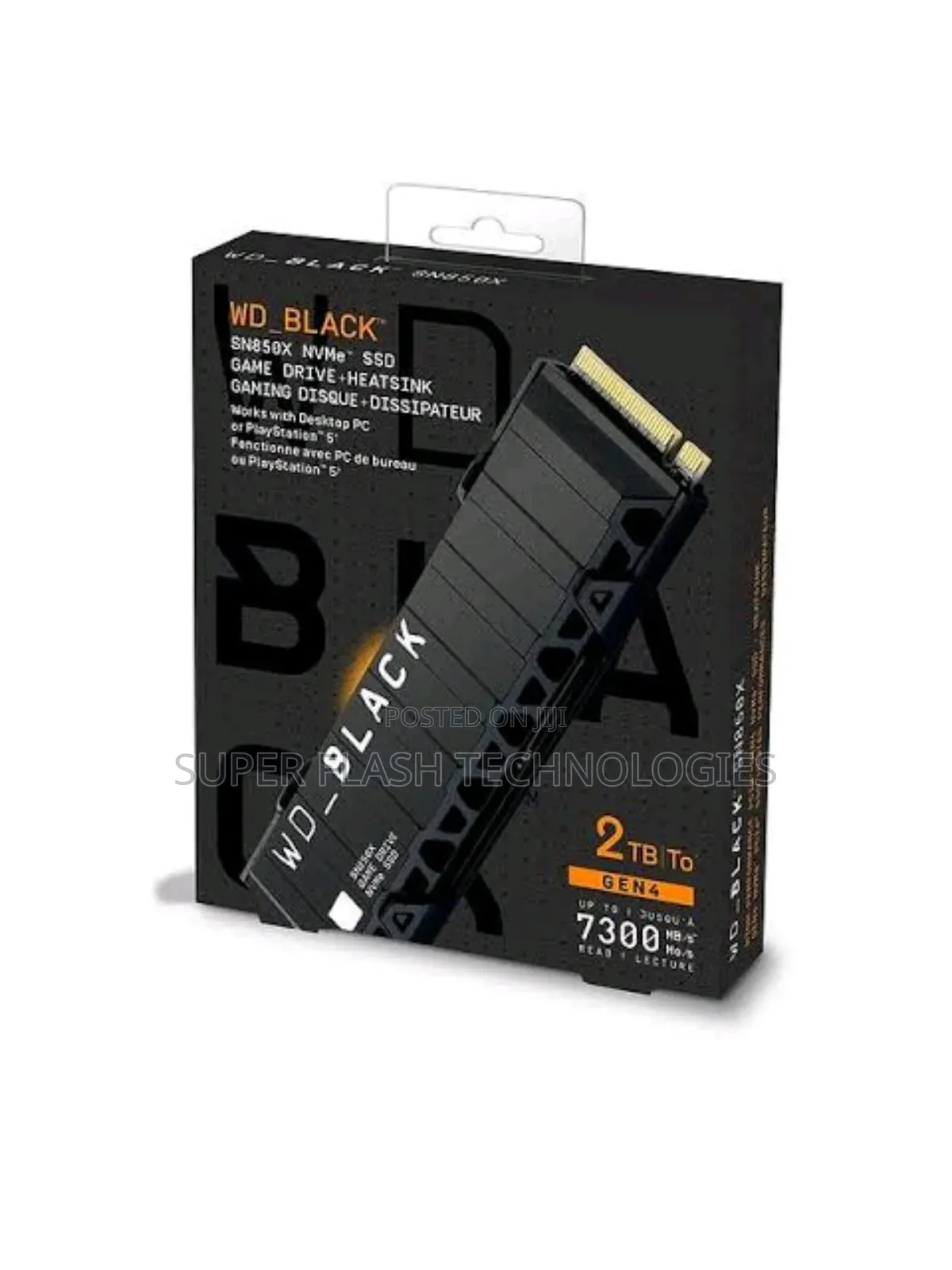 Wd_black Sn850x Nvme SSD - 2tb, With Heatsink