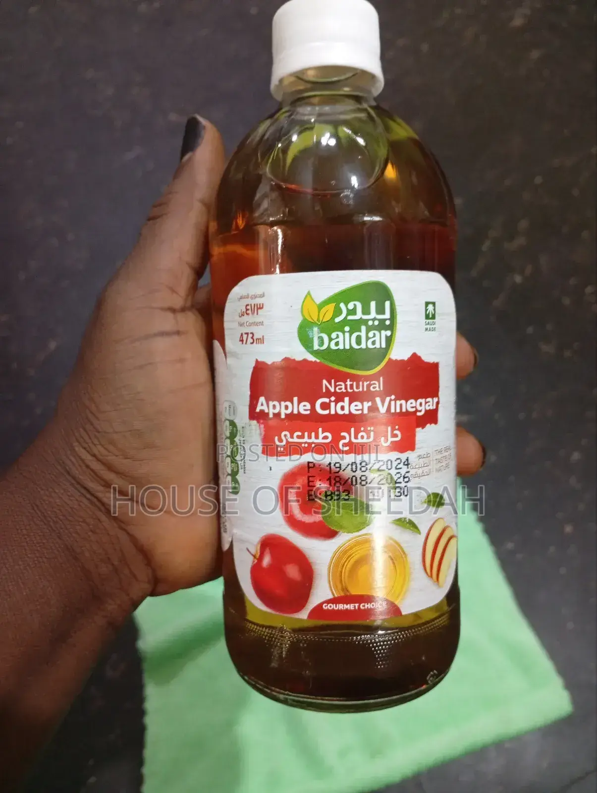 Baidar Natural Apple Cider Vinegar