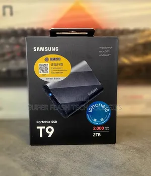 Samsung T9 Portable SSD 2TB, Up to 2,000mb/S