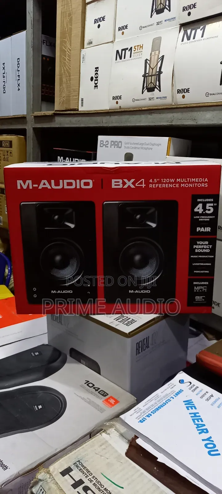 M-Audio Bx4 Studio Monitor (4.5inchs Reference Monitor)