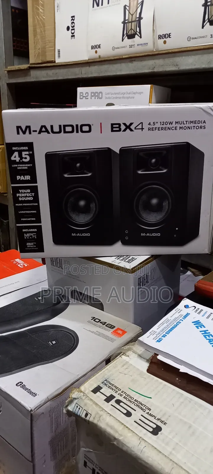M-Audio Bx4 Studio Monitor (4.5inchs Reference Monitor)