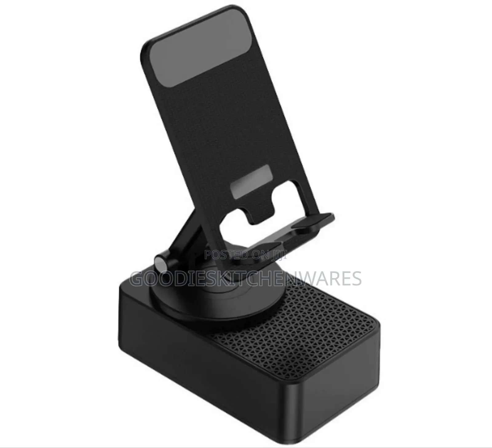 Rotating Phone Stand With Bluetooth Speaker